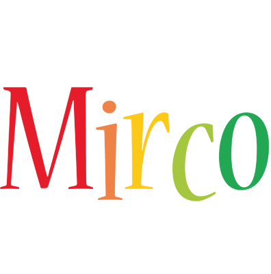 Mirco birthday logo
