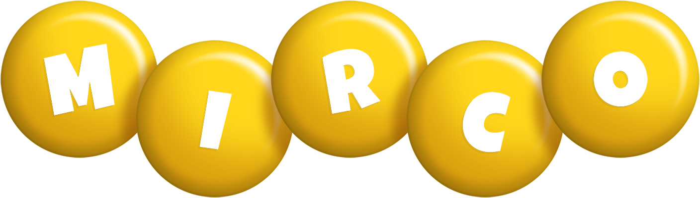Mirco candy-yellow logo