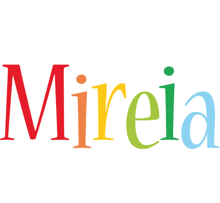 Mireia birthday logo