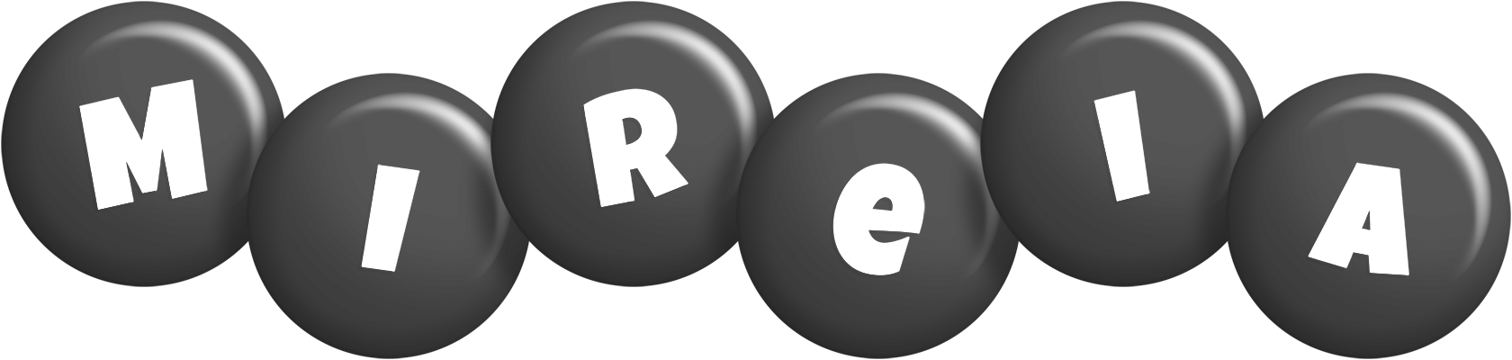 Mireia candy-black logo