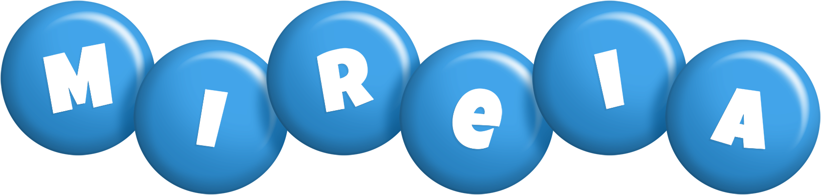 Mireia candy-blue logo