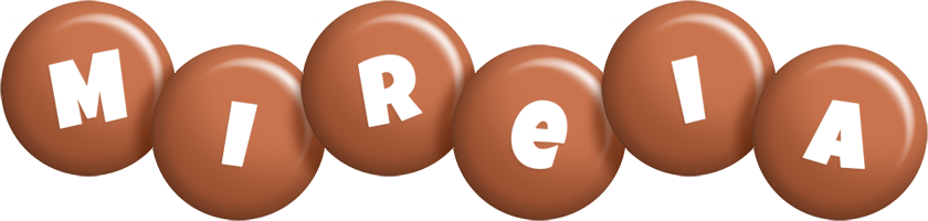 Mireia candy-brown logo