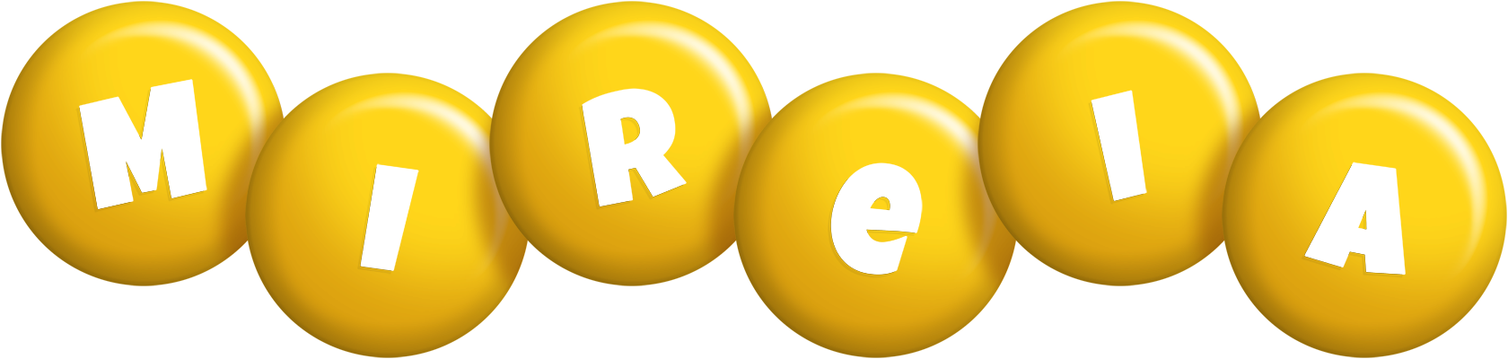 Mireia candy-yellow logo