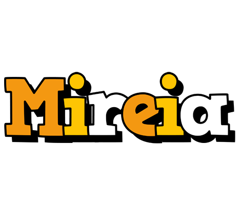 Mireia cartoon logo