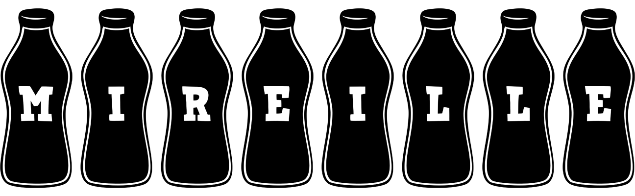Mireille bottle logo