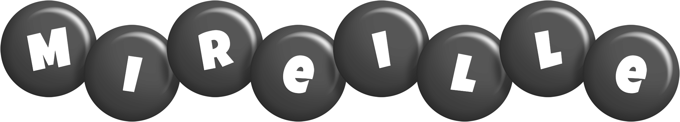 Mireille candy-black logo