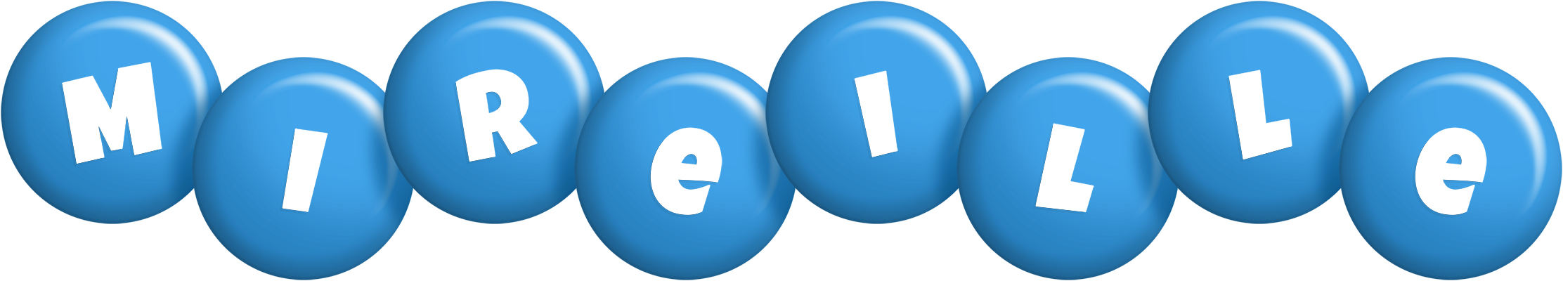 Mireille candy-blue logo