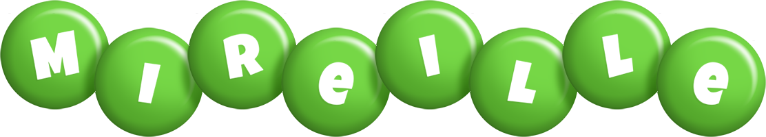 Mireille candy-green logo