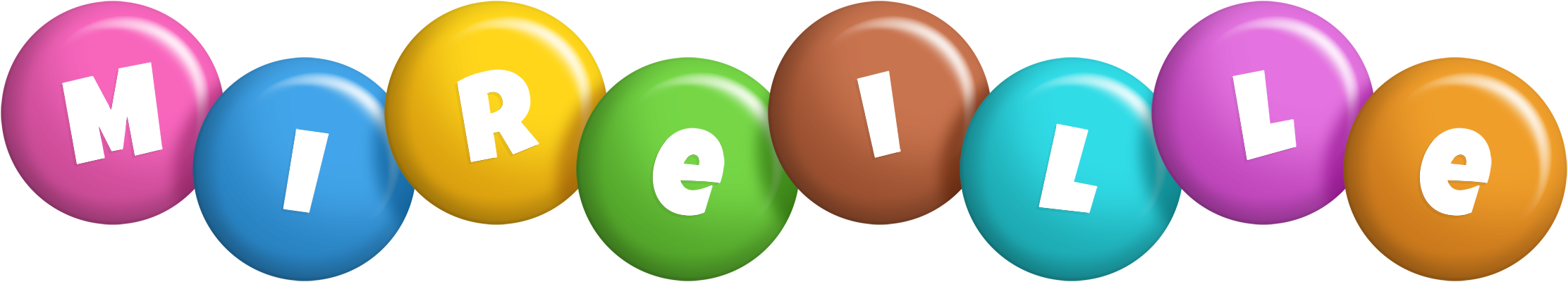 Mireille candy logo