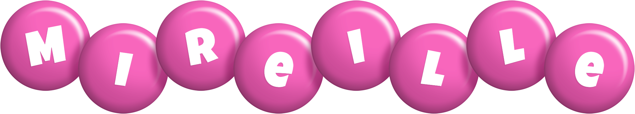 Mireille candy-pink logo