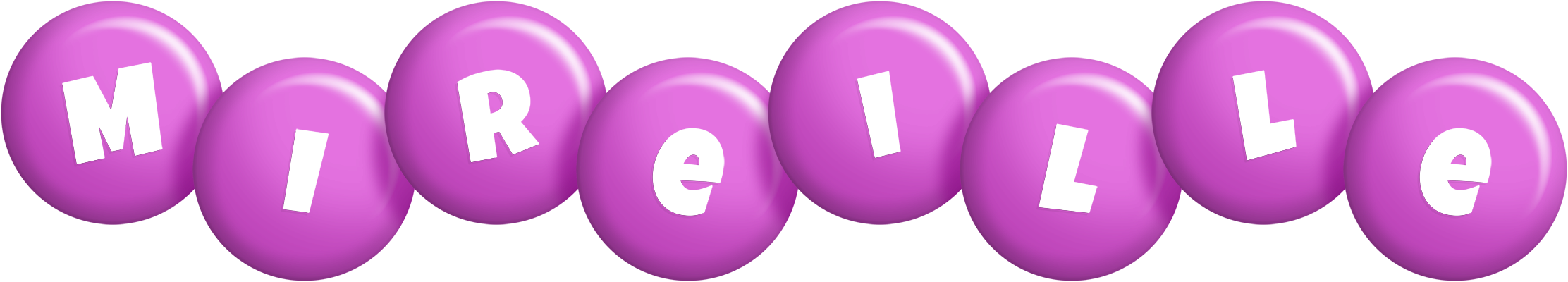 Mireille candy-purple logo