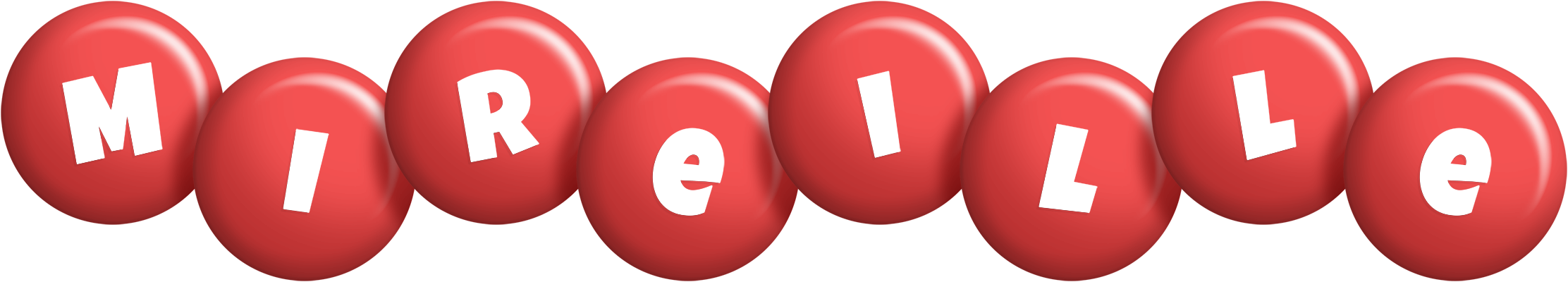 Mireille candy-red logo