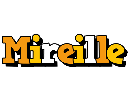 Mireille cartoon logo