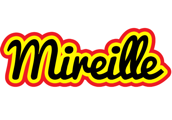 Mireille flaming logo