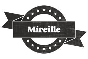 Mireille grunge logo