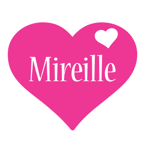 Mireille love-heart logo