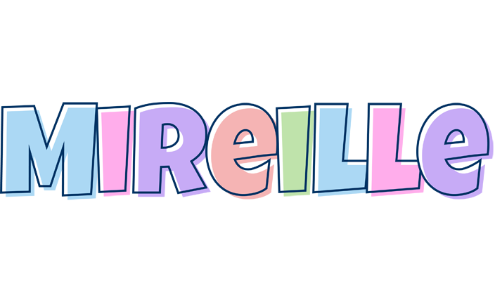 Mireille pastel logo