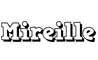 Mireille snowing logo