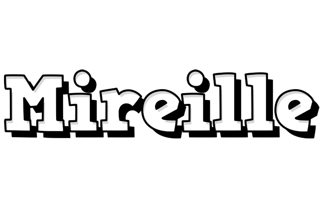 Mireille snowing logo