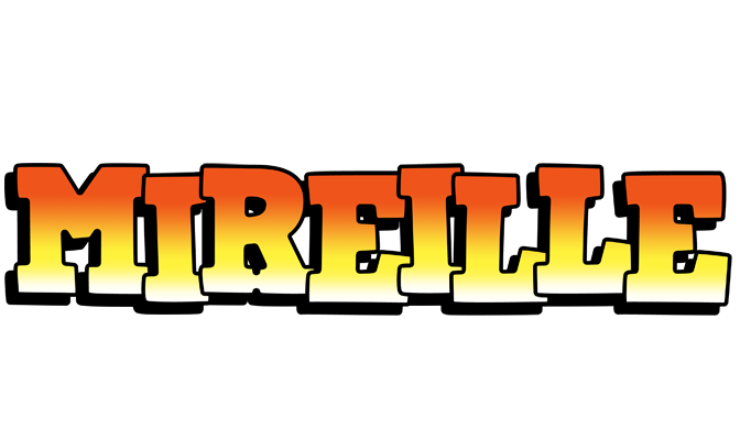 Mireille sunset logo