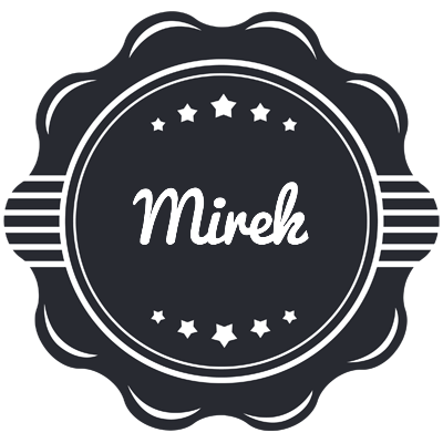 Mirek badge logo