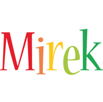 Mirek birthday logo