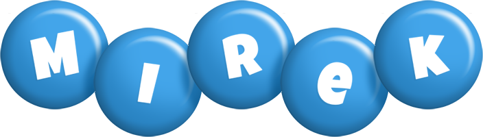Mirek candy-blue logo