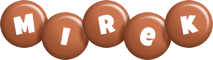Mirek candy-brown logo