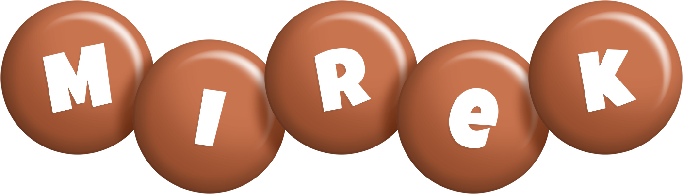 Mirek candy-brown logo