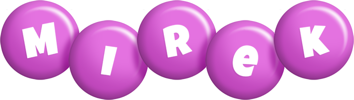 Mirek candy-purple logo