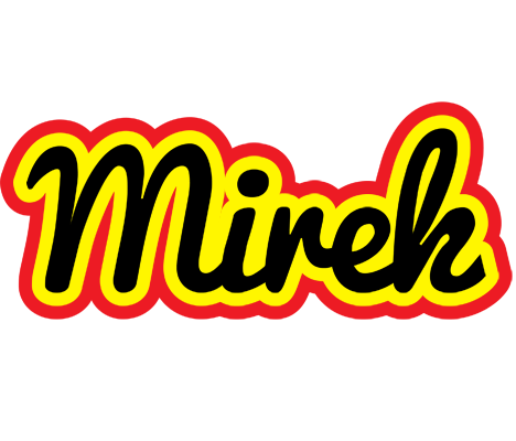 Mirek flaming logo