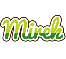 Mirek golfing logo