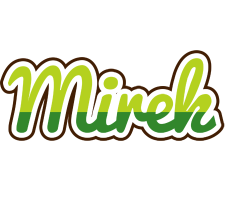 Mirek golfing logo