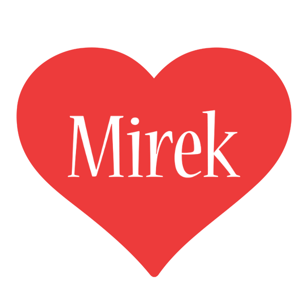 Mirek love logo