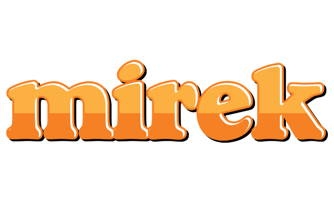 Mirek orange logo
