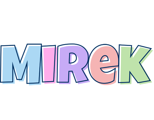 Mirek pastel logo