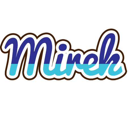 Mirek raining logo