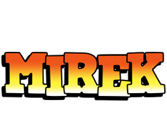 Mirek sunset logo