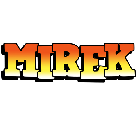 Mirek sunset logo