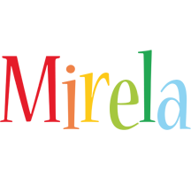 Mirela birthday logo