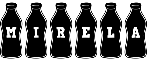 Mirela bottle logo
