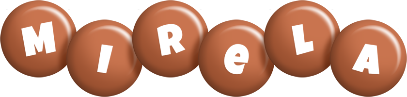 Mirela candy-brown logo