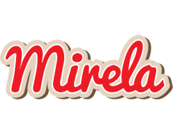 Mirela chocolate logo