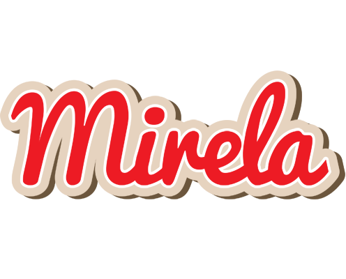 Mirela chocolate logo