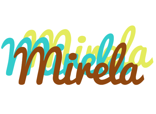 Mirela cupcake logo