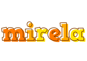 Mirela desert logo
