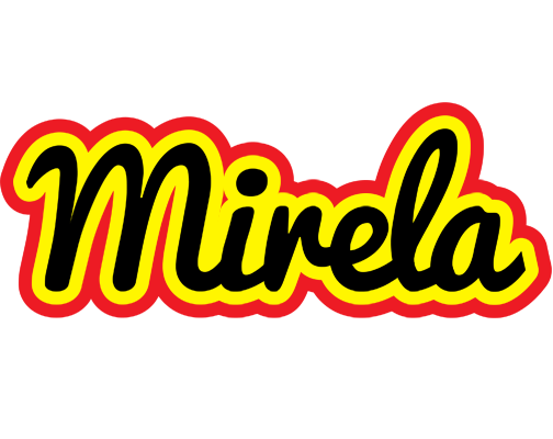 Mirela flaming logo