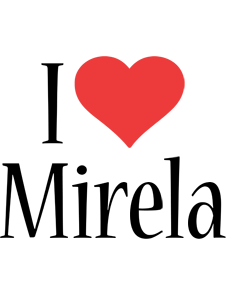 Mirela i-love logo