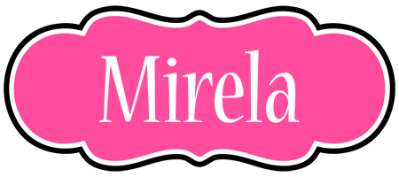 Mirela invitation logo