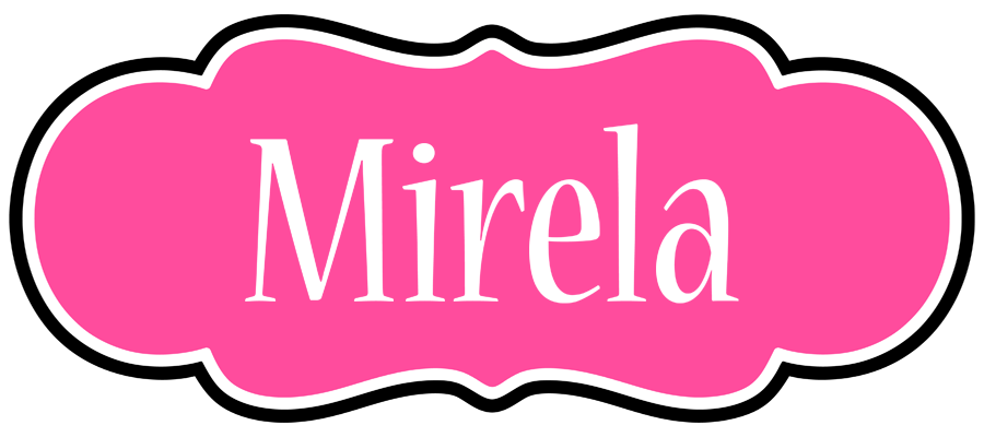 Mirela invitation logo